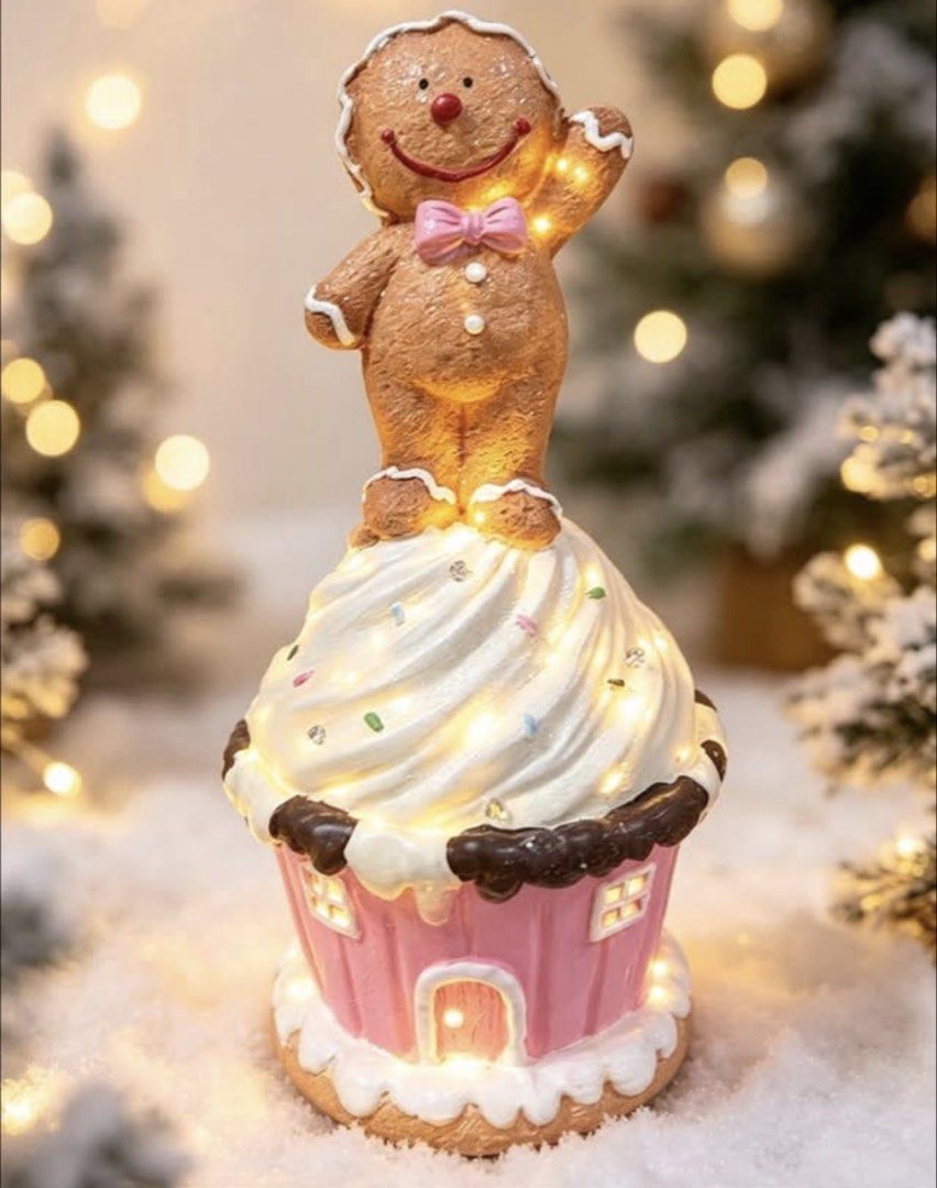 Gingerbread Standing on a Cupcake (Category: Other Home Decor) located in Quezon City. Submitted by thequaintshop (Listing ID 1462652282, Image 1). Description: .
