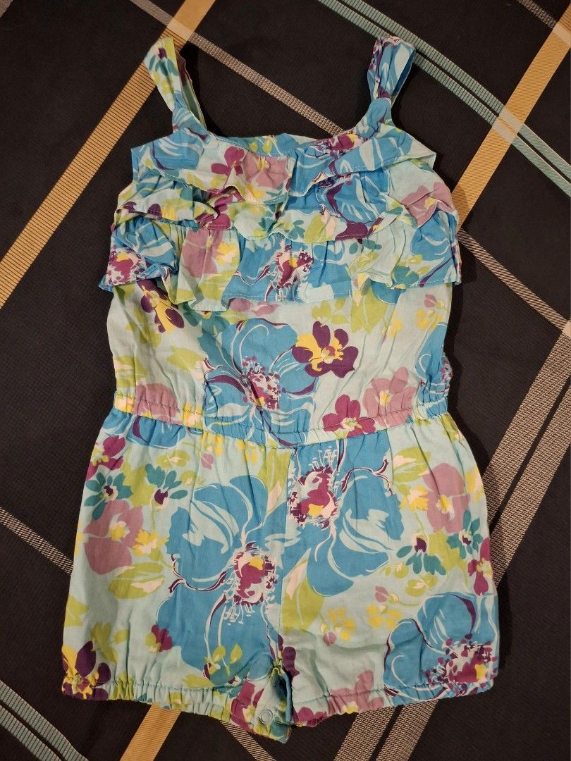 Girls Floral Romper (Category: Babies & Kids Fashion) located in Manila. Submitted by jilliese (Listing ID 1463243247, Image 1). Description: Selling my daughters preloved clothes Branded In very good condition Fit 2-4yrs old Loc: Baesa Caloocan.