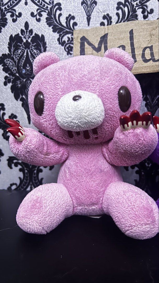 Gloomy Bear Plushies - Pink & Purple (Category: Plushies & Soft Toys) located in Bulacan. Submitted by darkside_apparel (Listing ID 1463230589, Image 3). Description: Flaws: Pink Faded etiketa Mine now pay later No cancellation No Return N Refund Reminder: We are not liable on any lost or damage of parcel..
