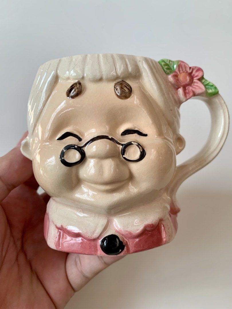 Grandma Mug - ceramic (Category: Coffee & Tea Tableware) located in Tandag. Submitted by jeason_22 (Listing ID 1463249879, Image 2). Description: condition: with crazing. no chips , no cracks ceramic mug.