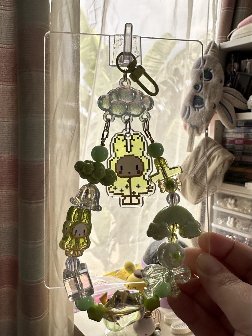 Green Pixel Raincoat Miffy Bag Charm (Category: Charms) located in Cainta. Submitted by pomocha (Listing ID 1463263070, Image 2). Description: 🍀Please read before ordering🍀 🍎When being delivered to you they will be packed with care with proper packaging (plastic and paper backing) for your charm 🫶 🍎There is usually no duplicates of each charm, so don’t hesitate because i will most likely never stock this design again, or at least make it the