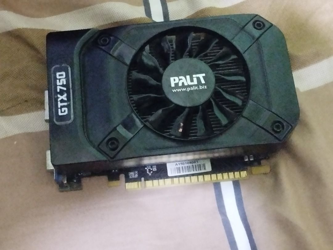 Gtx 750 "shorted gpu" (you can try fix it yourself) (Category: Computer Parts) located in Caloocan City. Submitted by marlonvaldezjr (Listing ID 1463171136, Image 1). Description: Ive used it for a couple of months and when there was a power outage it just didn't turned on, so i believe it shorted..