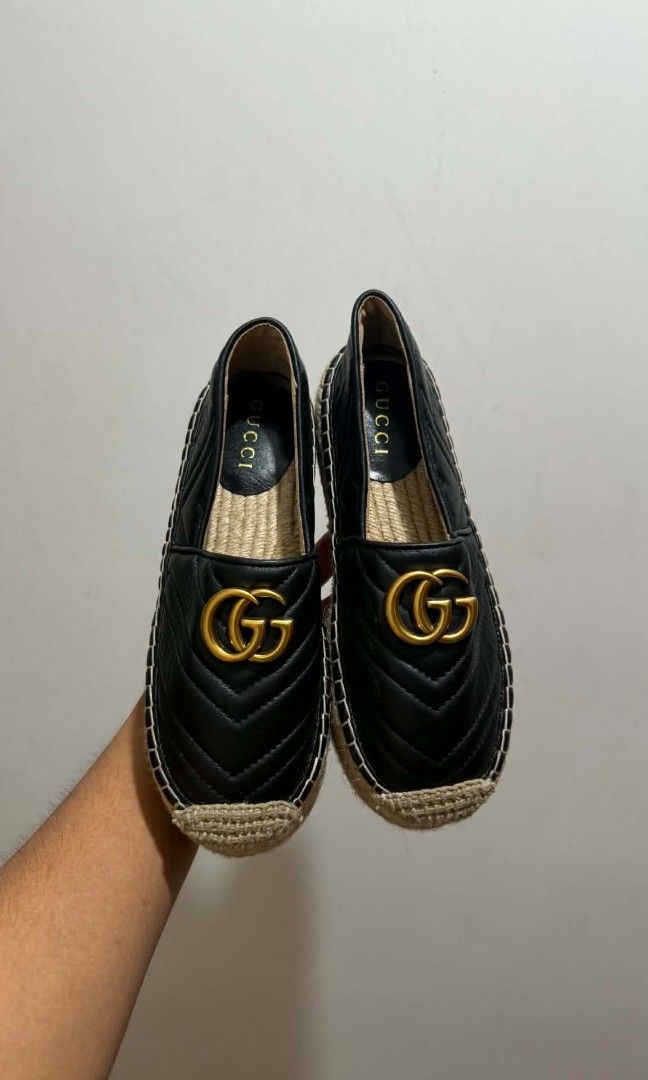 Gucci double g Espadrille (Category: Sneakers & Footwear) located in Koronadal. Submitted by mannylagada880 (Listing ID 1463203603, Image 3). Description: in good condition ship nationwide ✈️ coded ✅️.