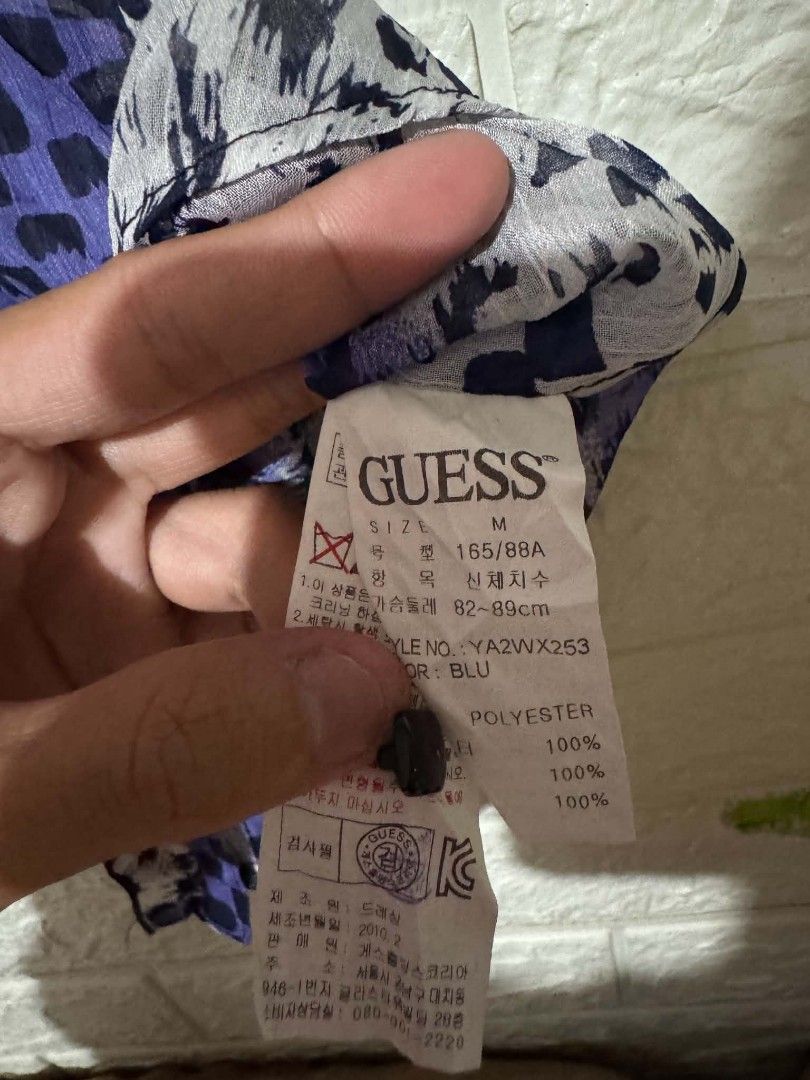 Guess (Category: Others Tops) located in Manila. Submitted by rapthriftshit (Listing ID 1463247714, Image 3). Description: .