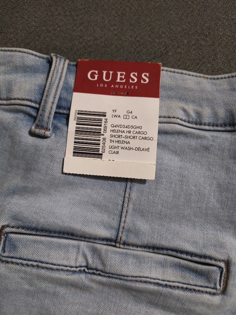 Guess Helena Cargo Shorts (Category: Shorts) located in Paranaque City. Submitted by fabbieb (Listing ID 1463229164, Image 3). Description: GUESS Helena Cargo shorts - Light wash Women's US 32 as per tag New with tags No paperbag Authentic brand merchandise See photos for approx measurements laid flat ❗light wash -- actual color may differ from photos due to lighting P1300 plus sf Location: Parañaque City ➡️ NO RUSH SHIPPING PLEASE ⬅️ ✅grab/lalam