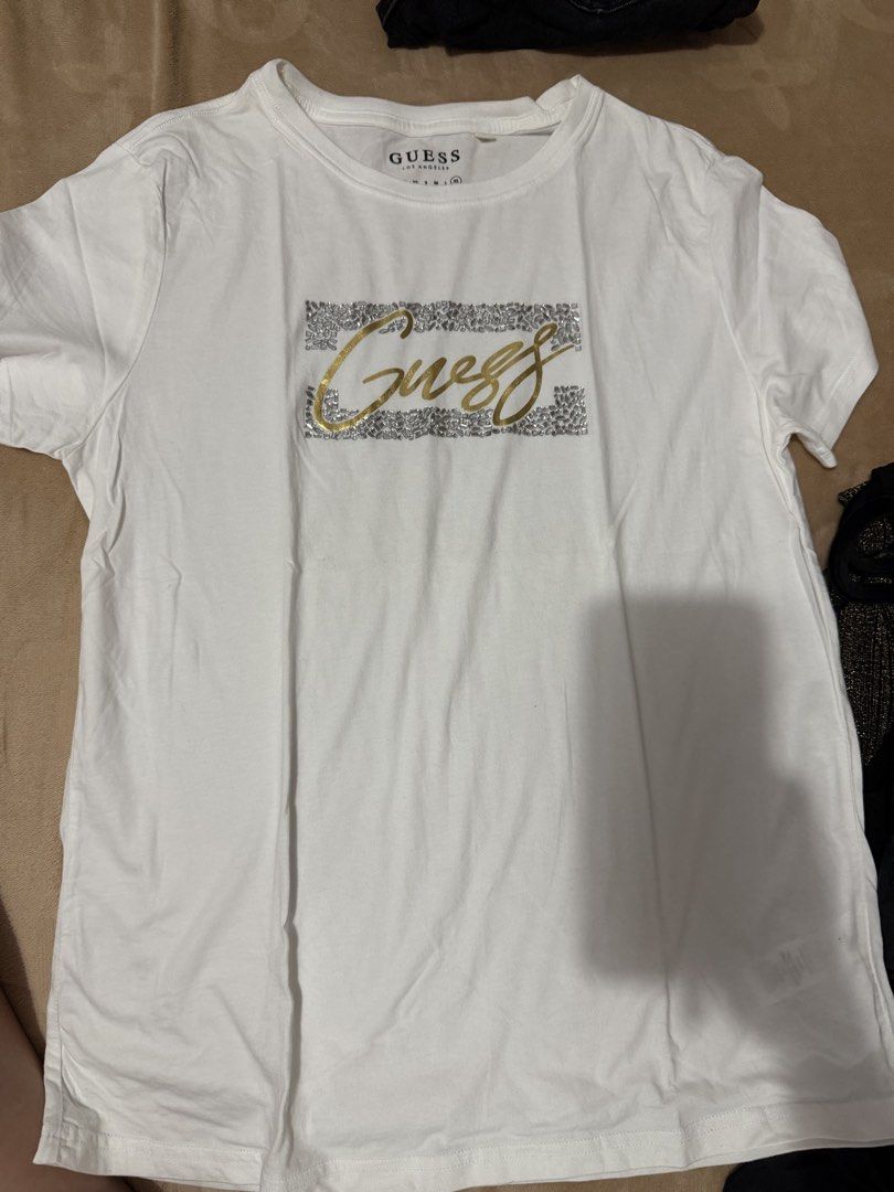 Guess Top with gems size XL (Category: Blouses) located in Cebu City. Submitted by sultrychicmary (Listing ID 1463300039, Image 2). Description: never used.