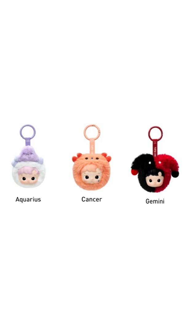Hacipupu Constellation Vinyl Plush (Category: Designer & Blind Box Toys) located in Muntinlupa City. Submitted by litol_aniks (Listing ID 1462966593, Image 3). Description: ⋆. 𐙚 ˚ popmart hacipupu constellation bag charm 🛒 ₱500 each only! (from ₱600 srp) ⤷ sealed foil, open bottom of box ⤷ complete, open to check card only ⤷ authentic; onhand and ready to ship mop: gcash, gotyme, bpi mod: lalamove, j&t, meet up 📍alabang, muntinlupa wts lfb for
