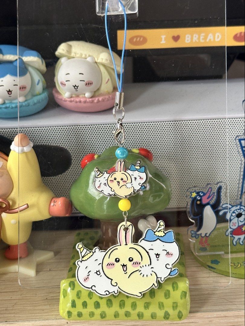 Handmade Chiikawa Group Phone Charm (Category: Charms) located in Cainta. Submitted by pomocha (Listing ID 1463242109, Image 1). Description: 🍀Please read before ordering🍀 🍎These charms are handmade by me 🍎When being delivered to you they will be packed with care with proper packaging (plastic and paper backing) for your charm 🫶 🍎There is usually no duplicates of each charm, so don’t hesitate because i will most likely never stock this desi