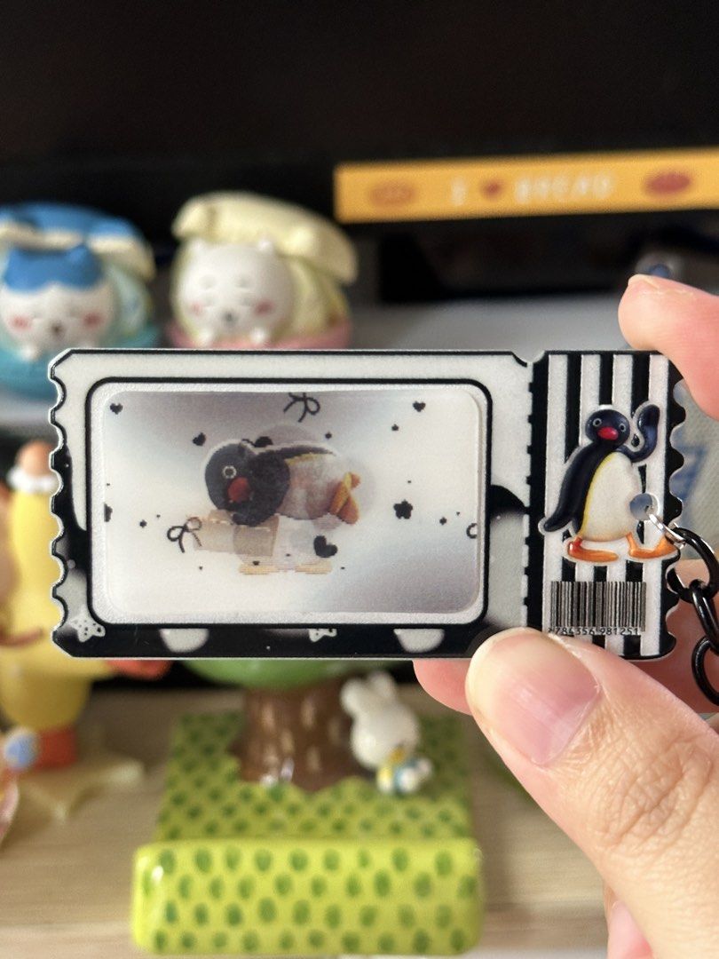 Handmade Pingu Lenticular Bag Charms (Category: Character Goods) located in Cainta. Submitted by pomocha (Listing ID 1463257558, Image 2). Description: 🍀Please read before ordering🍀 ‼️ The pingu charms have a lenticular surface, meaning depending on the angle the picture changes, please swipe extra photos to see the other pictures 🍎These charms are handmade by me 🍎When being delivered to you they will be packed with care with proper packaging
