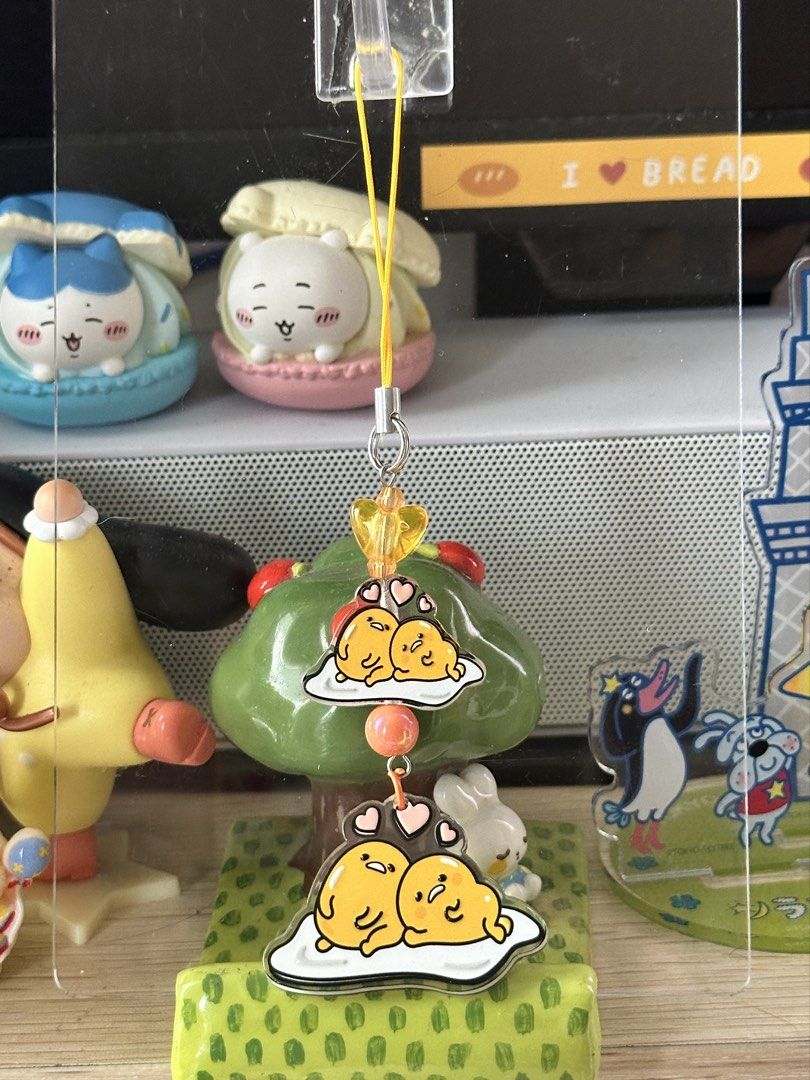 Handmade Sanrio Gudetama Phone Charm (Category: Character Goods) located in Cainta. Submitted by pomocha (Listing ID 1463251528, Image 1). Description: 🍀Please read before ordering🍀 🍎These charms are handmade by me 🍎When being delivered to you they will be packed with care with proper packaging (plastic and paper backing) for your charm 🫶 🍎There is usually no duplicates of each charm, so don’t hesitate because i will most likely never stock