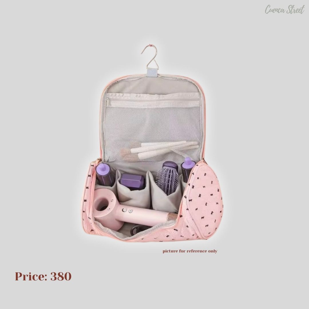 Hanging Cosmetic Bag with Multiple Compartments (Category: Tote Bags) located in Bulacan. Submitted by cuencastreet (Listing ID 1463302095, Image 2). Description: - Available color: White - Multi-compartment hanging cosmetic bag - Keeps toiletries and makeup organized - Features a sturdy top handle for easy carrying - Includes a hook for convenient hanging - Ideal for travel or everyday use 📩 Send us a message if you're interested. 💳 Mode of Pa