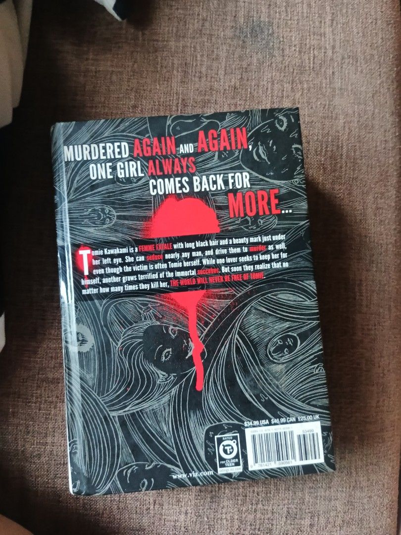 (Hardbound) Authentic Junji Ito Tomie Manga (Category: Comics & Manga) located in Butuan. Submitted by fluttershysshop (Listing ID 1463203984, Image 3). Description: -RFS: Letting go of my old collections for funds. -MOP: Gcash -MOD: Jnt or LBC The shipping fee will be shouldered by the buyer..