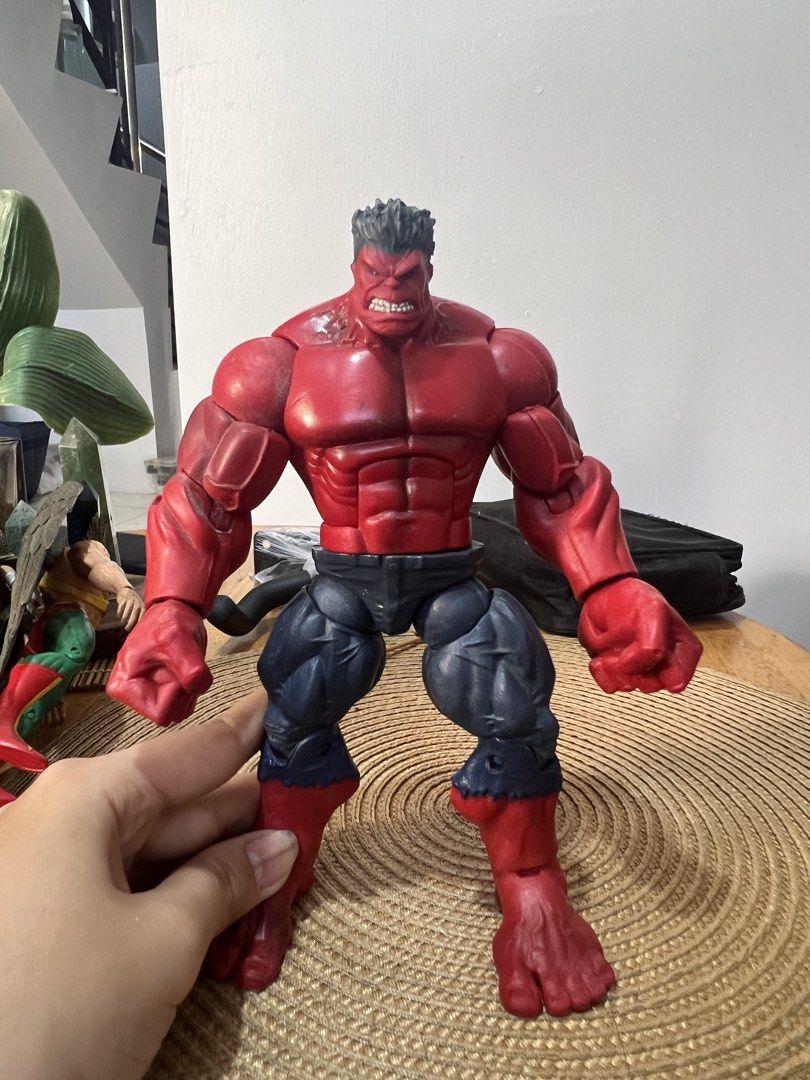 Hasbro 2008 Red Hulk Marvel Action Figure (Category: Action & Battle Toys) located in Bocaue. Submitted by kwon_017 (Listing ID 1463127331, Image 1). Description: - - Hasbro Red Hulk Action Figure - Year: 2008 - Origin: Made in China - Height: Approximately 7 inches - Features: Good articulation for posing - Ideal for: Marvel fans, collectors, display, or play.