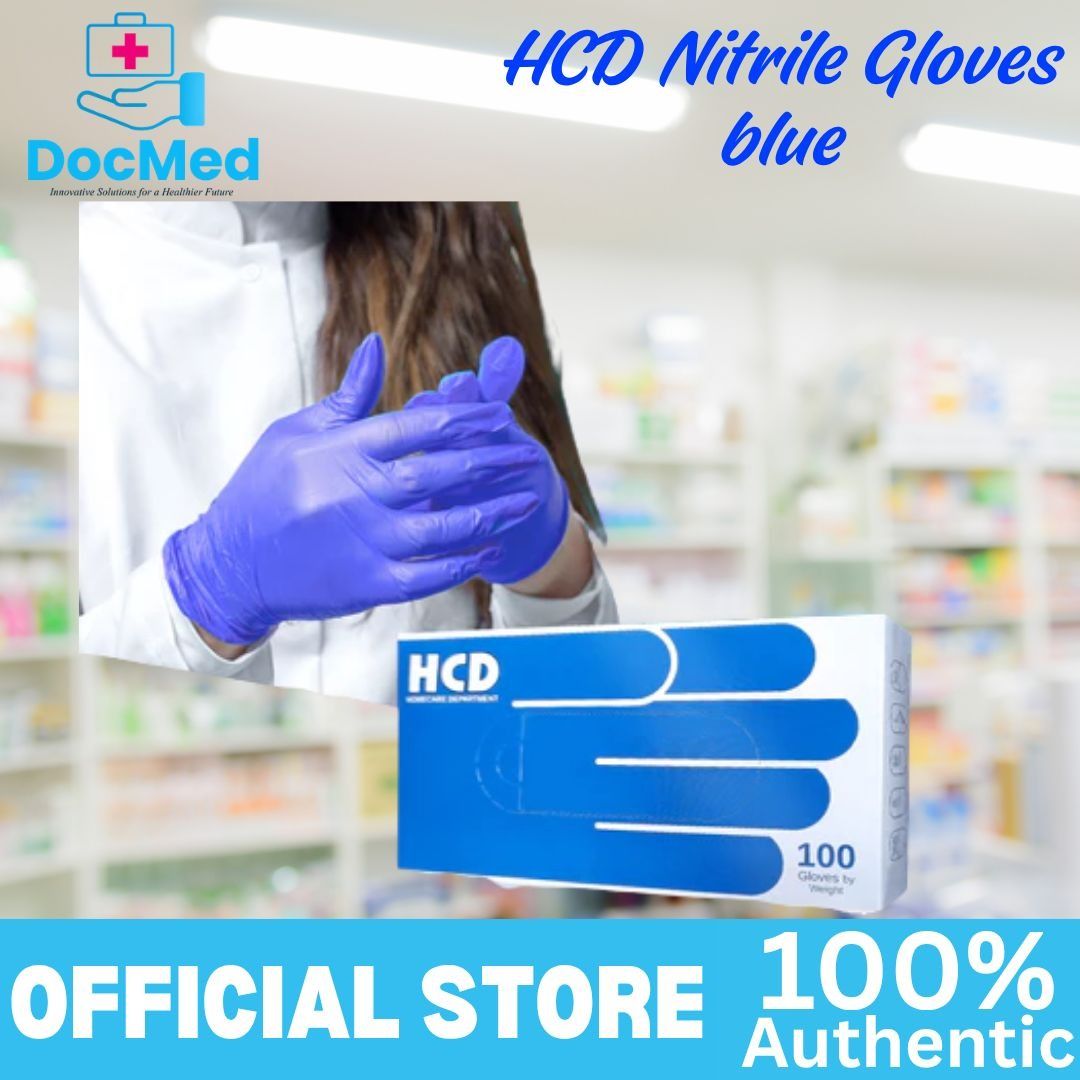 HCD BLUE NITRILE GLOVES (Category: Medical Supplies & Tools) located in Quezon City. Submitted by zee_010200 (Listing ID 1463190099, Image 3). Description: - POWDER-FREE & COMFORTABLE - AVAILABLE SIZES: SMALL, MEDIUM, LARGE 🧤 HCD BLUE NITRILE GLOVES | AVAILABLE NOW IN ALL SIZES! | RETAIL & BULK.