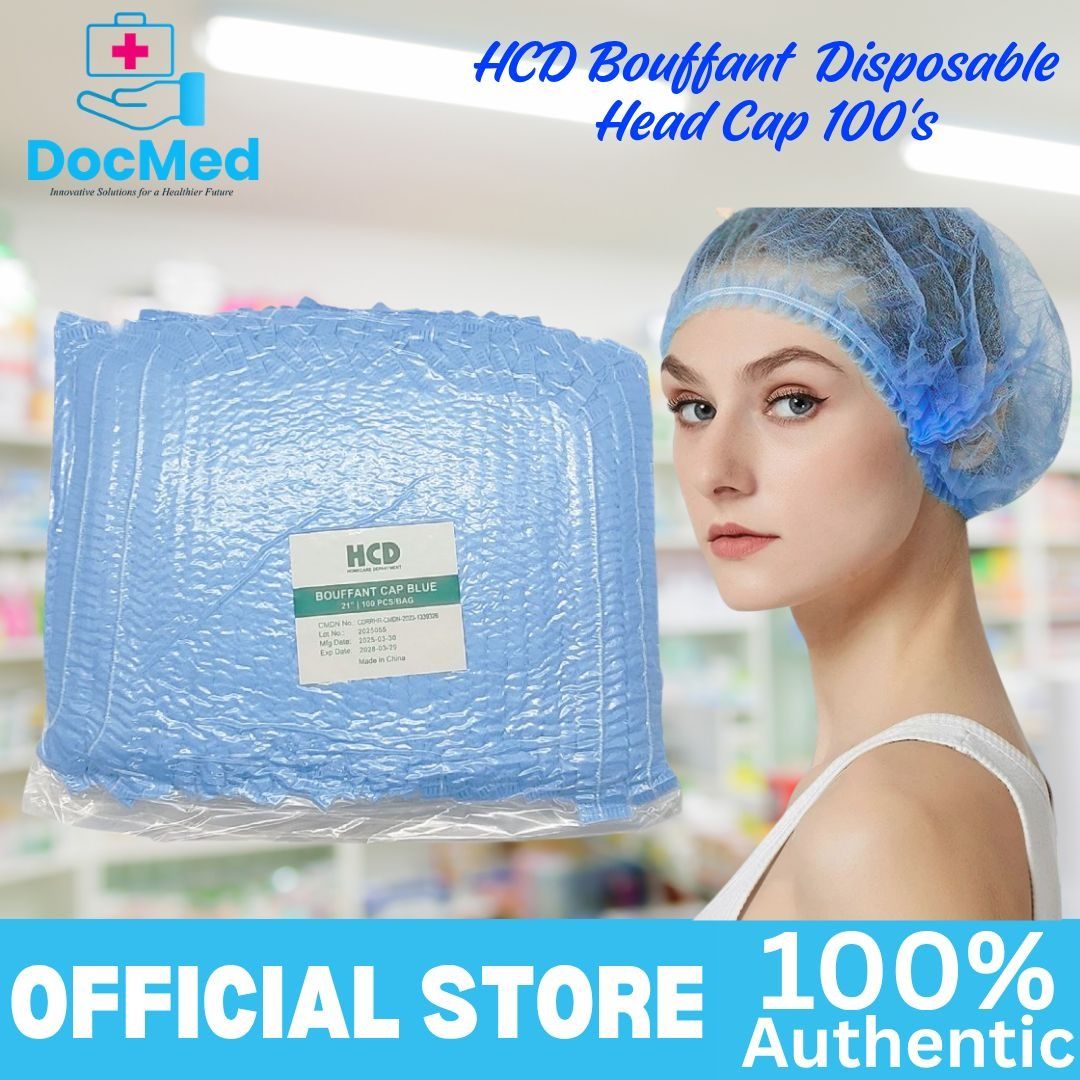 HCD Bouffant Disposable Head Cap 100's Blue (Category: Looking For) located in Quezon City. Submitted by zee_010200 (Listing ID 1463207260, Image 3). Description: - 100 pieces of blue disposable bouffant head caps - Brand: HCD - Ideal for keeping hair contained - Suitable for various settings - 100% authentic product.