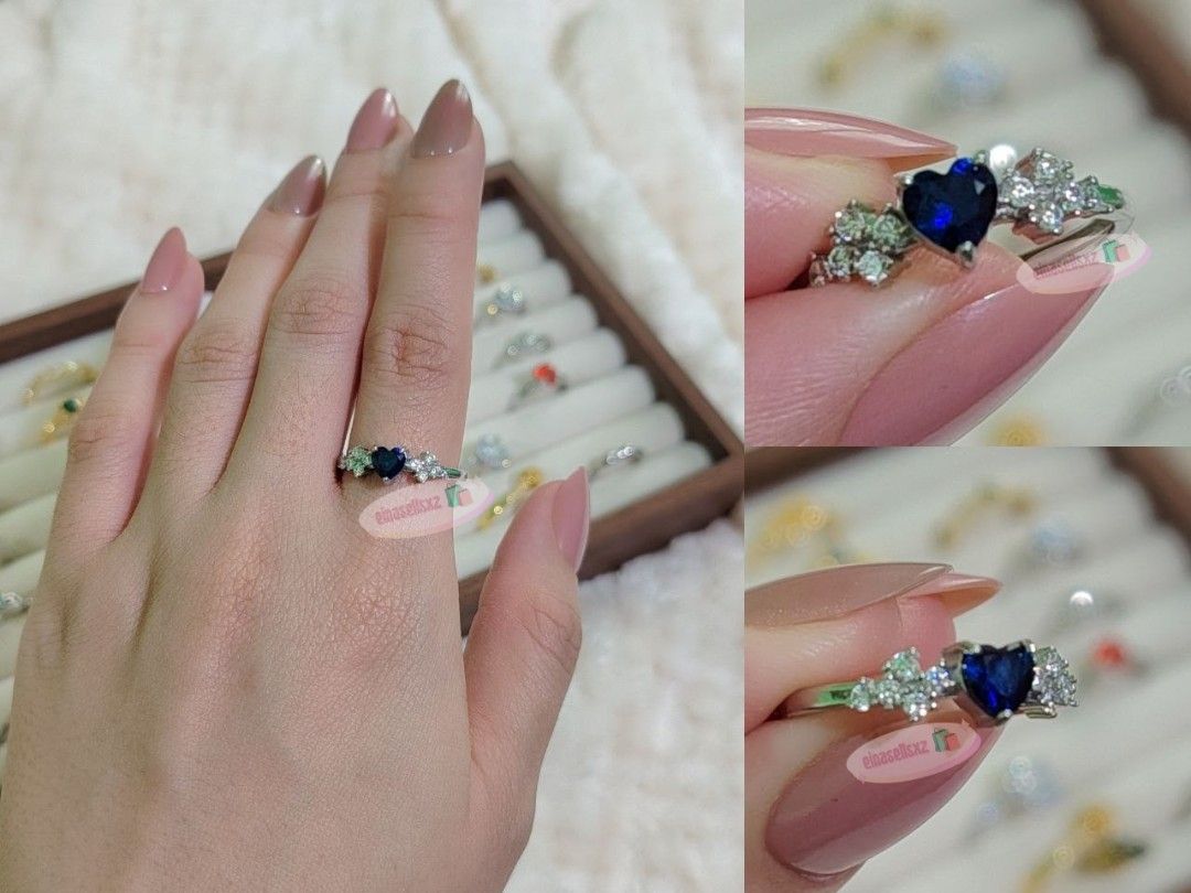 Heart Blue Ruby Ring (Category: Rings) located in Basista. Submitted by einasellsxz (Listing ID 1463228159, Image 1). Description: .