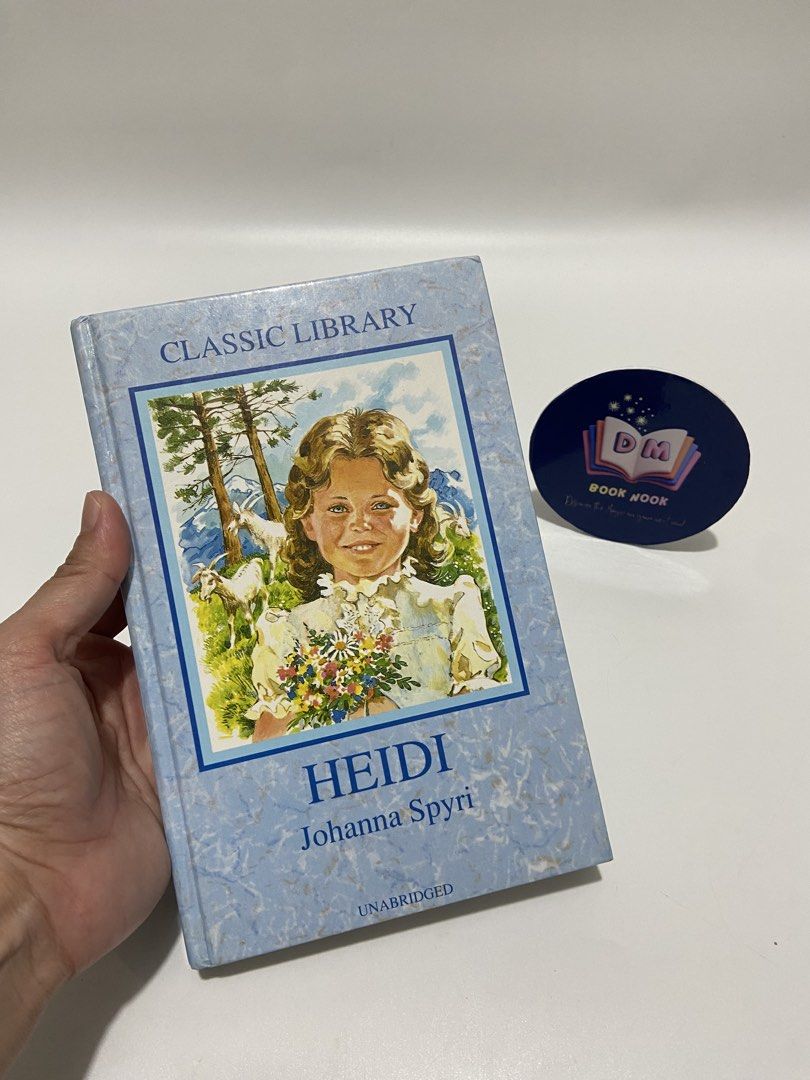 Heidi by Johanna Spyri (Category: Children's Books) located in Caloocan City. Submitted by dmbooknook (Listing ID 1463147555, Image 3). Description: 💬 𝐄𝐔𝐂 📖 𝐇𝐚𝐫𝐝𝐛𝐨𝐮𝐧𝐝 | 𝐂𝐥𝐚𝐬𝐬𝐢𝐜 𝐋𝐢𝐛𝐫𝐚𝐫𝐲 | 𝐔𝐧𝐚𝐛𝐫𝐢𝐝𝐠𝐞𝐝 | 𝐋𝐢𝐯𝐢𝐧𝐠 𝐁𝐨𝐨𝐤 𝐇𝐄𝐈𝐃𝐈 🏔️🌼 𝐁𝐲 𝐉𝐨𝐡𝐚𝐧𝐧𝐚 𝐒𝐩𝐲𝐫𝐢 | 𝐂𝐥𝐚𝐬𝐬𝐢𝐜 𝐋𝐢𝐛𝐫𝐚𝐫𝐲 - 𝐔𝐍𝐀𝐁𝐑𝐈𝐃𝐆𝐄𝐃✨ 𝐋𝐈𝐕𝐈𝐍𝐆 𝐁𝐎𝐎𝐊 | 𝐂𝐡𝐚𝐫𝐥𝐨𝐭𝐭𝐞 𝐌𝐚𝐬𝐨𝐧 𝗔 𝘁𝗶𝗺𝗲𝗹𝗲𝘀𝘀 𝗹𝗶𝘃𝗶𝗻𝗴