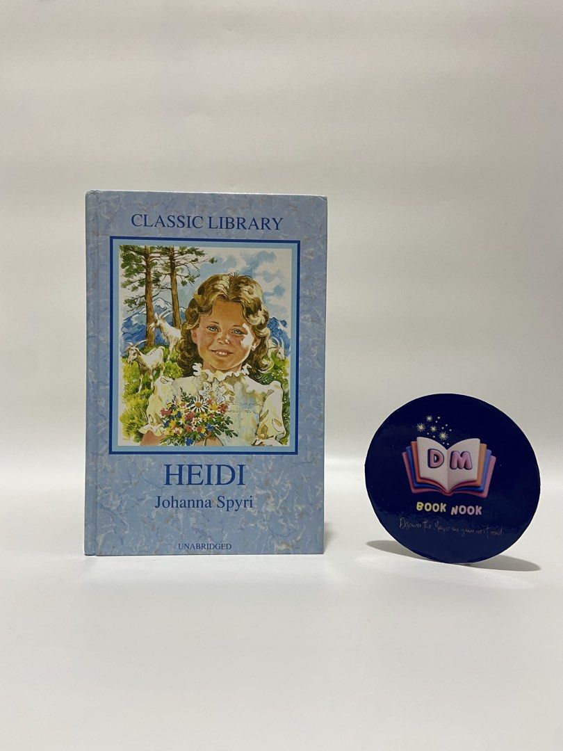 Heidi by Johanna Spyri (Category: Children's Books) located in Caloocan City. Submitted by dmbooknook (Listing ID 1463147555, Image 1). Description: 💬 𝐄𝐔𝐂 📖 𝐇𝐚𝐫𝐝𝐛𝐨𝐮𝐧𝐝 | 𝐂𝐥𝐚𝐬𝐬𝐢𝐜 𝐋𝐢𝐛𝐫𝐚𝐫𝐲 | 𝐔𝐧𝐚𝐛𝐫𝐢𝐝𝐠𝐞𝐝 | 𝐋𝐢𝐯𝐢𝐧𝐠 𝐁𝐨𝐨𝐤 𝐇𝐄𝐈𝐃𝐈 🏔️🌼 𝐁𝐲 𝐉𝐨𝐡𝐚𝐧𝐧𝐚 𝐒𝐩𝐲𝐫𝐢 | 𝐂𝐥𝐚𝐬𝐬𝐢𝐜 𝐋𝐢𝐛𝐫𝐚𝐫𝐲 - 𝐔𝐍𝐀𝐁𝐑𝐈𝐃𝐆𝐄𝐃✨ 𝐋𝐈𝐕𝐈𝐍𝐆 𝐁𝐎𝐎𝐊 | 𝐂𝐡𝐚𝐫𝐥𝐨𝐭𝐭𝐞 𝐌𝐚𝐬𝐨𝐧 𝗔 𝘁𝗶𝗺𝗲𝗹𝗲𝘀𝘀 𝗹𝗶𝘃𝗶𝗻𝗴