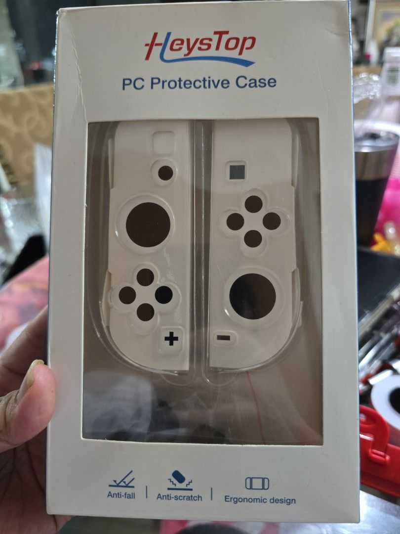 HeysTop PC Protective Case for Nintendo Switch 2 Joy-Con (Category: Controllers) located in Bacoor. Submitted by tataandkai (Listing ID 1463300020, Image 1). Description: - White PC protective case for Nintendo Switch Joy-Cons - Provides anti-fall and anti-scratch protection - Ergonomic design for a comfortable grip - Keeps your Joy-Cons safe and looking new - Simple and easy to install 2 available.