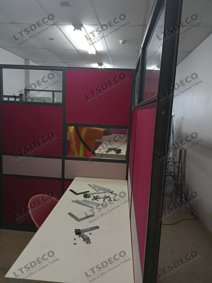 HIGH PANEL DIVIDER WITH GLASS OFFICE PARTITION (Category: Office Furniture & Fixtures) located in Quezon City. Submitted by shane.41412f (Listing ID 1463176172, Image 3). Description: " PRICE MAY VARY DEPENDING ON SIZE, MATERIAL, AND CUSTOMIZATION. " --PRICE IS POSTING PURPOSES ONLY!! ✅ INQUIRE NOW! Hi! Are you looking for MODULAR WORKSTATION OFFICE PARTITION, ACCORDION WALL AND DOOR PARTITION, TOILET/URINAL PARTITION and OFFICE FURNITURE SUPPLIE