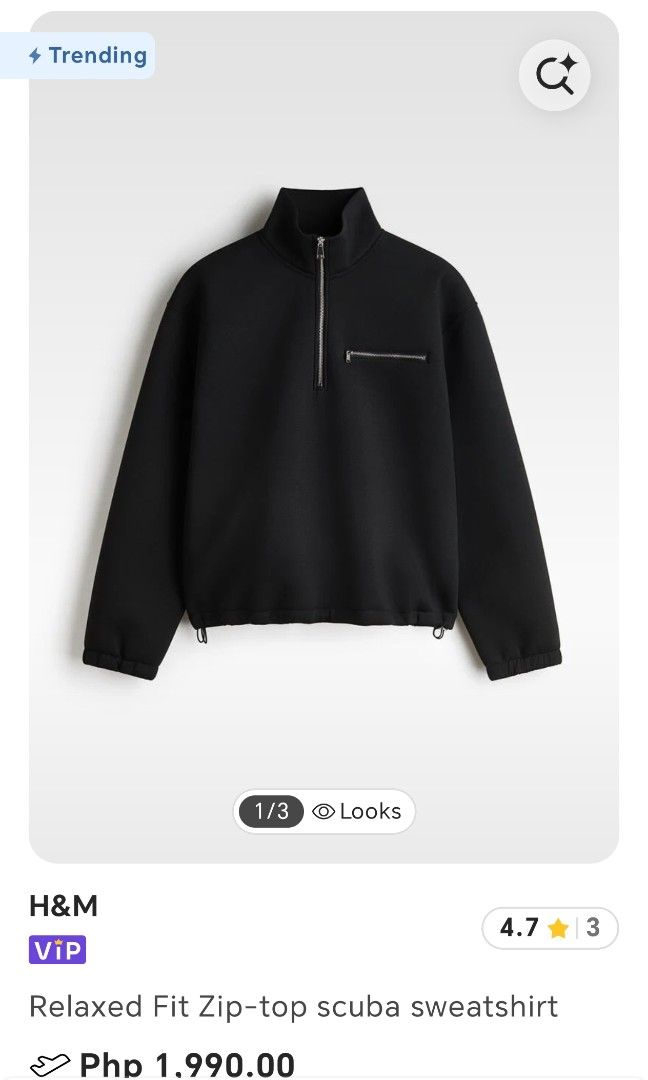 H&M Sweater (Category: Coats, Jackets and Outerwear) located in Manila. Submitted by youngstone.5a72f1 (Listing ID 1463147165, Image 3). Description: .