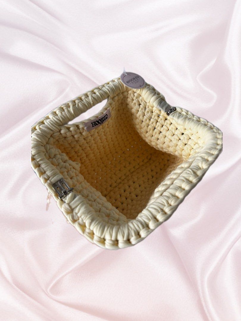 Hooked Studio Crochet Sequin Clutch Bag (Category: Clutches) located in Taguig. Submitted by hookedstudio.duma (Listing ID 1463183743, Image 2). Description: -100% Handmade -10.5inch W x 7inch H - Cute crochet clutch with shiny sequins. - Ideal for parties, events or a night out. - Adds a touch of sparkle to any outfit..