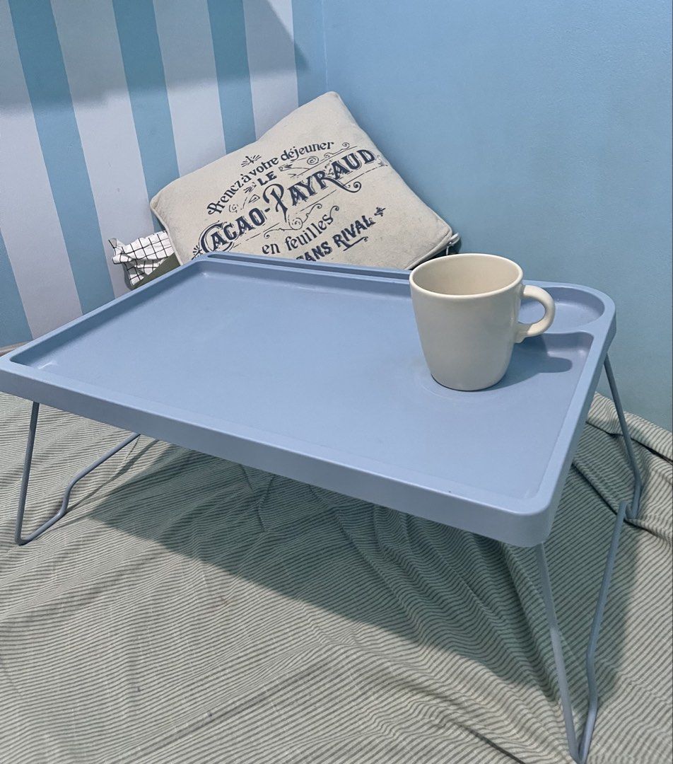 IKEA BRUKSVARA BED TRAY BLUE BED TABLE (Category: Tables & Sets) located in Paranaque City. Submitted by 8thvesture (Listing ID 1463246541, Image 2). Description: Original price was 399, selling for only 250 or you can just make a deal, no issues, just decluttering for moving out...