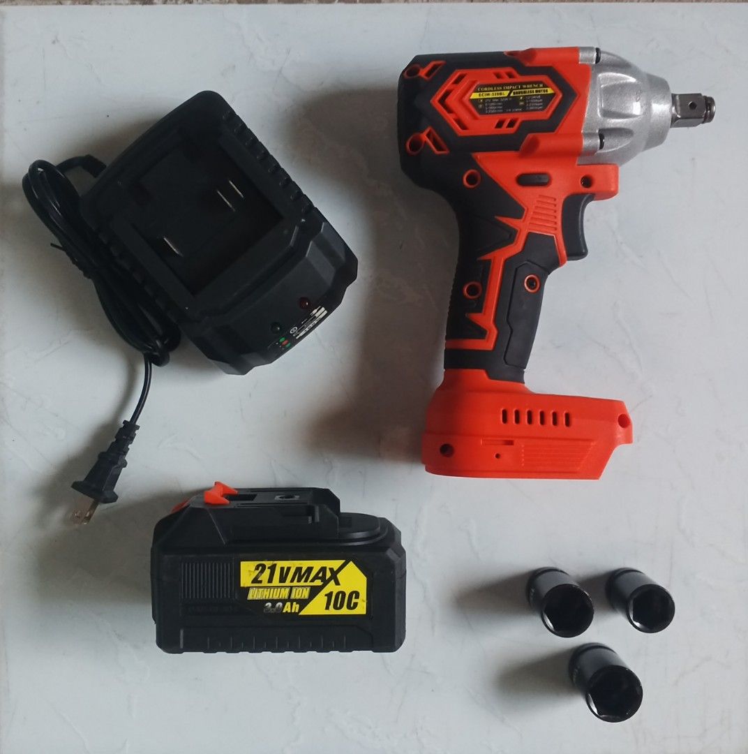IMPACT WRENCH EAGLE ORIGINAL NEW (Category: Construction Tools & Equipment) located in Manila. Submitted by wokwithyan. (Listing ID 1463277759, Image 2). Description: - Eagle Professional Tools Cordless Impact Wrench - Powerful Brushless Motor - Includes: Charger, 2.0Ah 10C Battery - Comes with 3 Sockets: 17mm, 19mm, 21mm - Ideal for Automotive Work & DIY Projects - Heavy Duty - Hi - Capacity Battery .