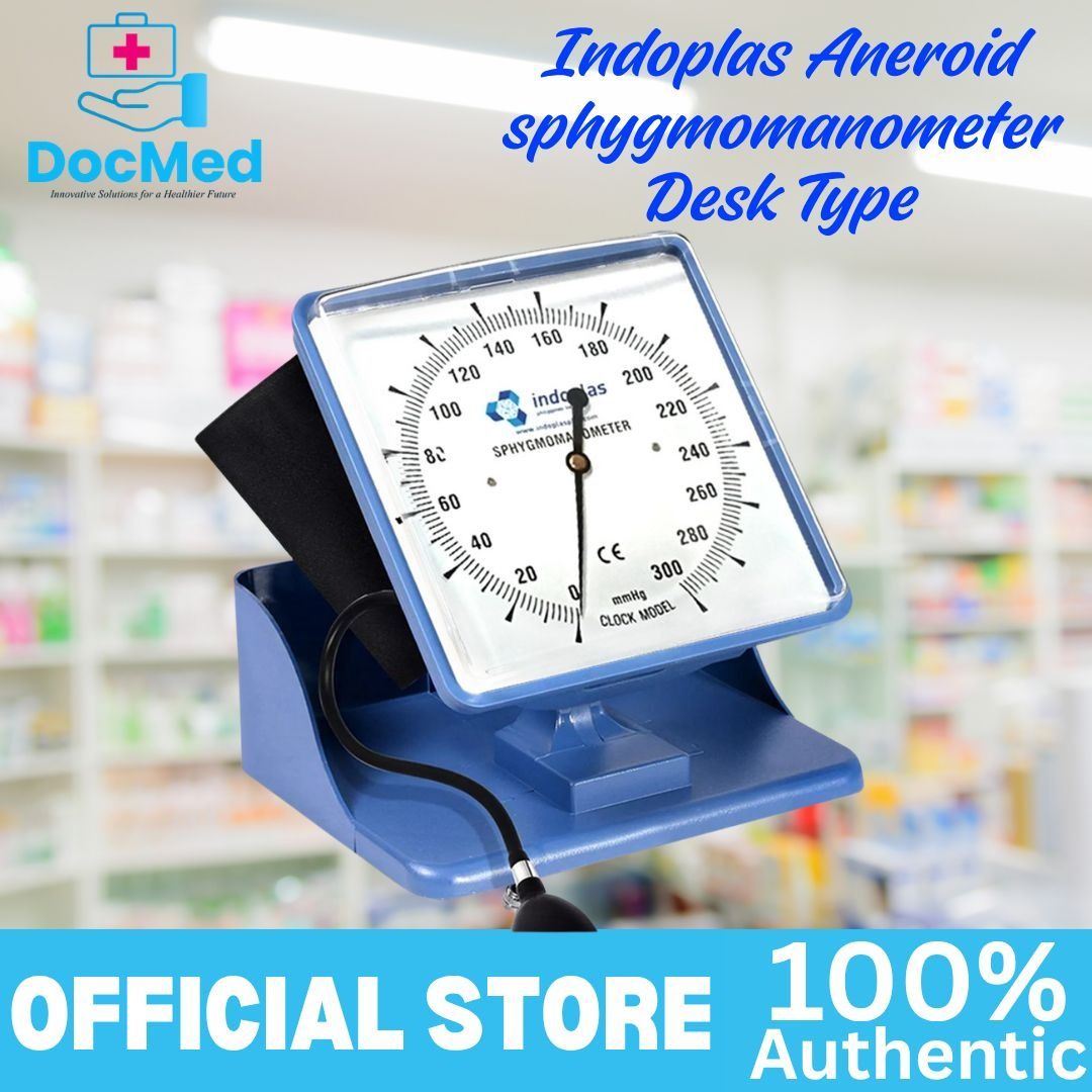 Indoplas Aneroid Sphygmomanometer Desk Type (Category: Medical Supplies & Tools) located in Quezon City. Submitted by zee_010200 (Listing ID 1463211652, Image 3). Description: - Indoplas Aneroid Sphygmomanometer - Desk type clock model - Complete set with cuff and bulb - Ideal for home or clinic use - Provides accurate blood pressure readings - Simple and easy to operate.