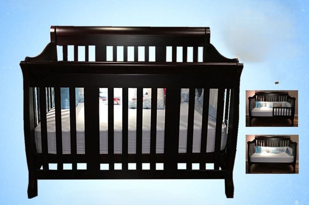 Infant Crib to Toddler Bed (Category: Children's Beds) located in Quezon City. Submitted by j2handsell_11_13 (Listing ID 1463142291, Image 1). Description: Cuddle Bug Montebello 3 in 1 Crib with mattress It converts from infant crib to a toddler bed. Material: Pine wood Non- toxic, lead-free paint 3 mattress adjustment heights (crib) Fits 28″x52″ mattress (mattress included) Complete Crib railings available Dark brown (coffee) color Mattress Inne