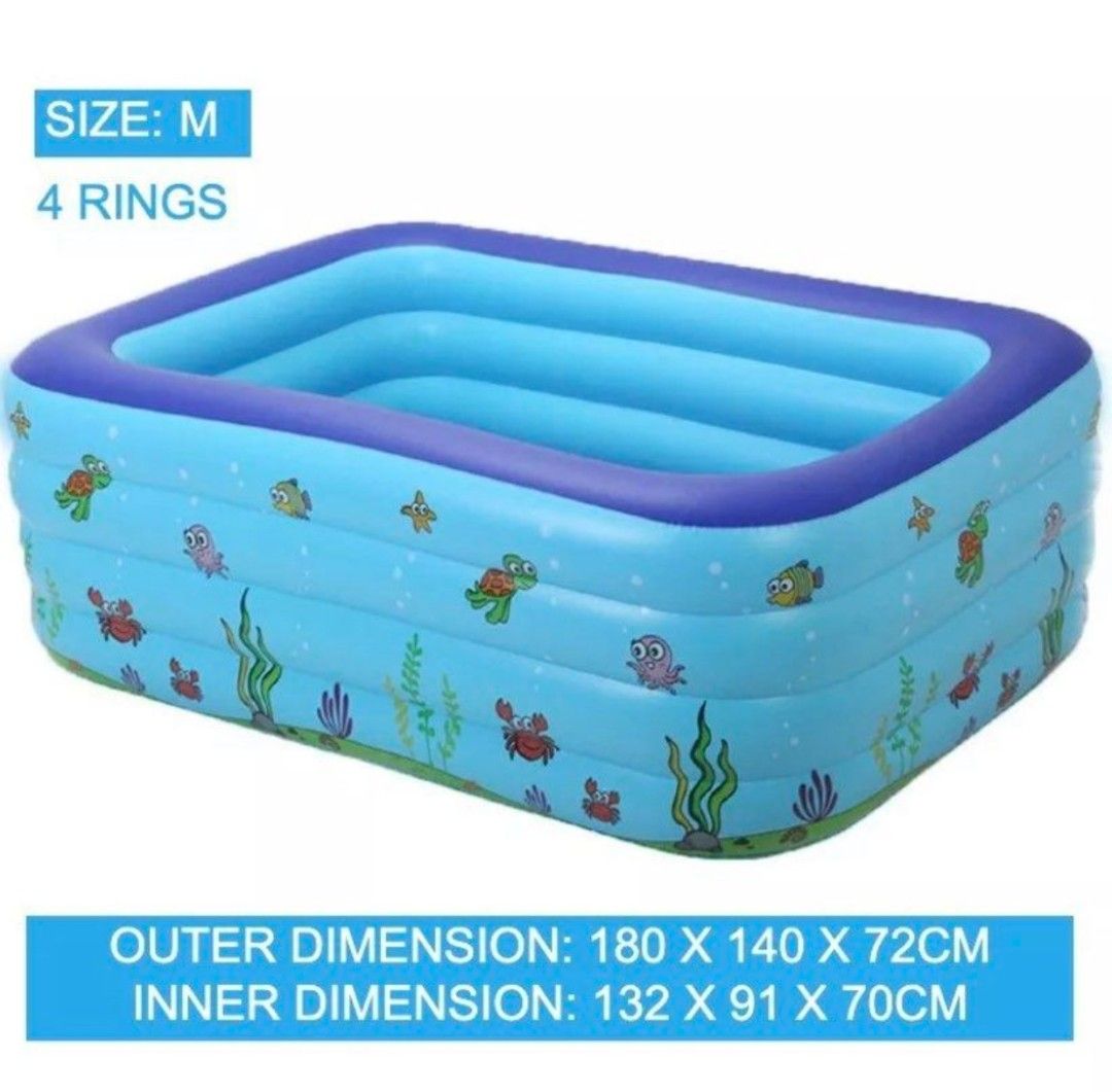 Inflatable Pool (Category: Infant Playtime) located in Singapore. Submitted by kafraempreza (Listing ID 1463281521, Image 1). Description: Used Once. Condition 10/10, Looks Brand New Comes with Electric Pump Delivery +$10.