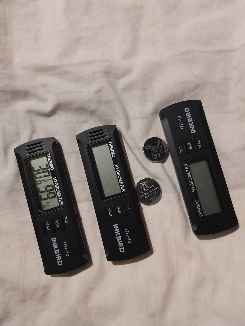 Inkbird thermo hygrometer (Category: Home Improvement Tools & Accessories) located in Castillejos. Submitted by gapolatagan (Listing ID 1463127457, Image 1). Description: 150 each All working With battery.