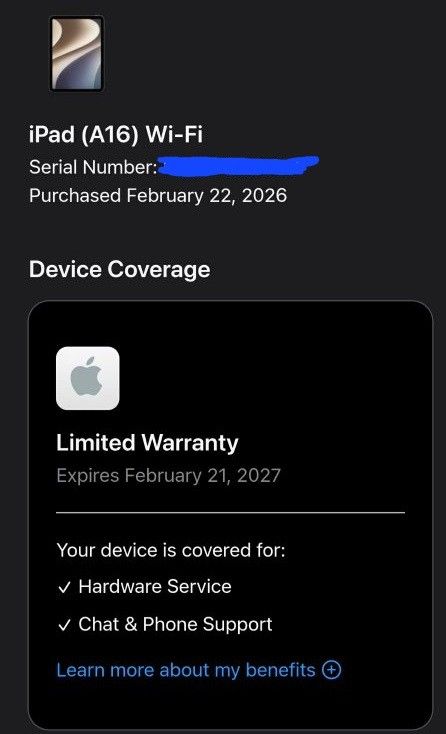 IPAD A16 128GB WIFI RUSH (Category: iPad) located in San Juan City. Submitted by alinor_taute (Listing ID 1463187818, Image 1). Description: 📱 FOR SALE — IPAD A16 128GB Warranty April 21--2027 ✅IOS: 26.2 ✅ Wifi ✅PPA Variant ✅ Silver color ✅ Battery 97% ✅ No Hidden Issue ✅ Unli Test to Sawa 💰 Selling Price: 30,000 🔄 Open for swap sa lower unit + cash depending on unit condition. 📍 We have physical store at Greenhills Mall 2nd Floor Phone Area 