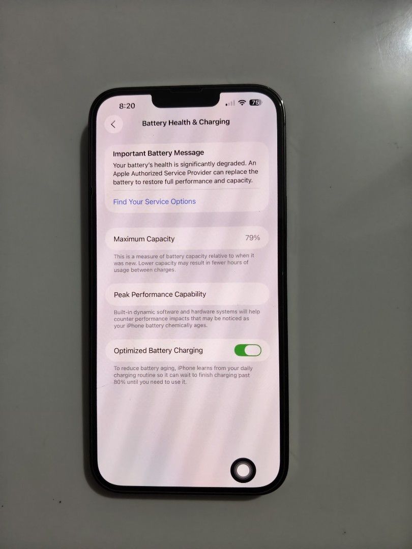 iPhone 13 Pro Max 128gb (Category: iPhone 13 Series) located in Quezon City. Submitted by kbcc_ (Listing ID 1463122137, Image 3). Description: no issue iOS 26 79% battery health.