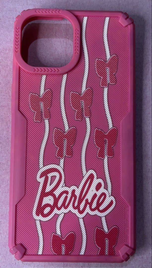 iPhone 15 Cases (Category: Cases & Sleeves) located in Consolacion. Submitted by blancasbusiness (Listing ID 1457965310, Image 2). Description: iPhone 15 (Pink Barbie Case, Pink Glitter Acrylic Hard Case & Pink Glitter Flip Wallet Case). Used 3 times Has discoloration due to usage PM for further inquiries.