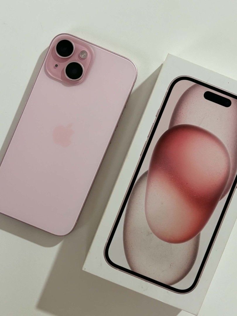 iphone 15 plus 128gb pink (Category: Cases & Sleeves) located in Quezon City. Submitted by h.kamen (Listing ID 1463122313, Image 1). Description: for sale iPhone 15 (Pink) ⋆˚꩜｡ PM me! 💌 first use september 2025 rfs : upgrade – NO ISSUE gagamitin nalang ⋆˙⟡ – normal battery health – lady owned – any sim – bought at cyberzone, sm pampanga - pinang fb at story lang ng gumamit.
