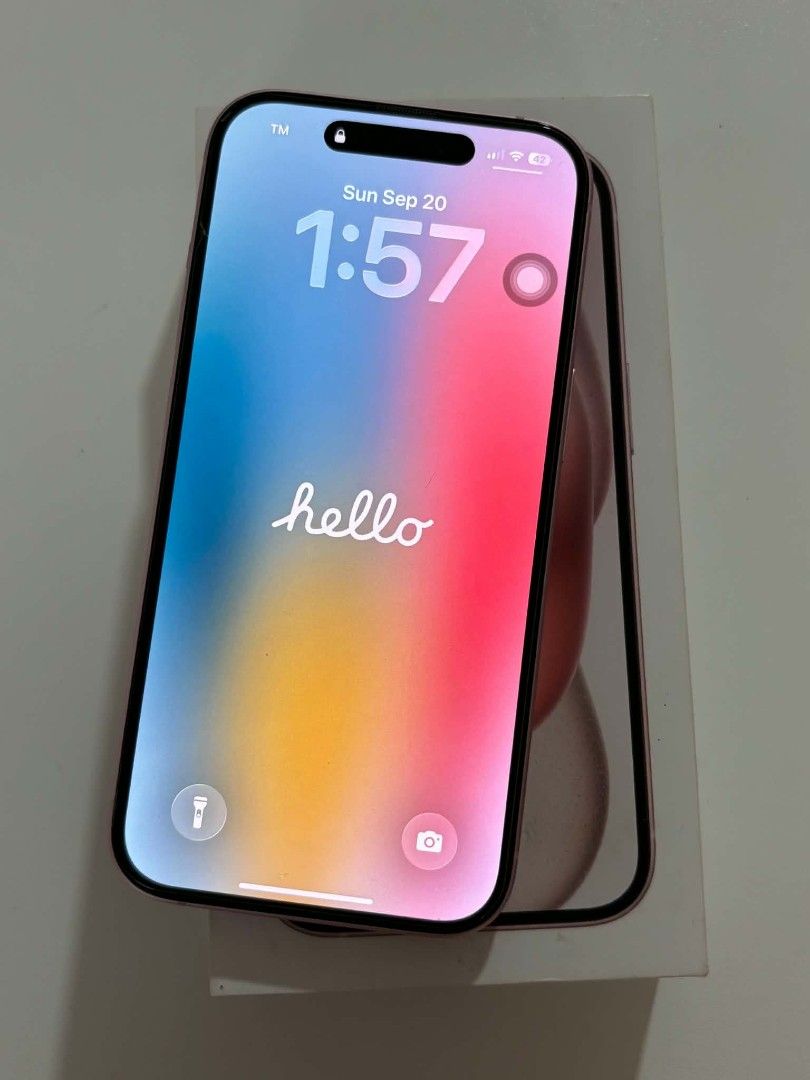iphone 15 plus 128gb pink (Category: Cases & Sleeves) located in Quezon City. Submitted by h.kamen (Listing ID 1463122313, Image 2). Description: for sale iPhone 15 (Pink) ⋆˚꩜｡ PM me! 💌 first use september 2025 rfs : upgrade – NO ISSUE gagamitin nalang ⋆˙⟡ – normal battery health – lady owned – any sim – bought at cyberzone, sm pampanga - pinang fb at story lang ng gumamit.