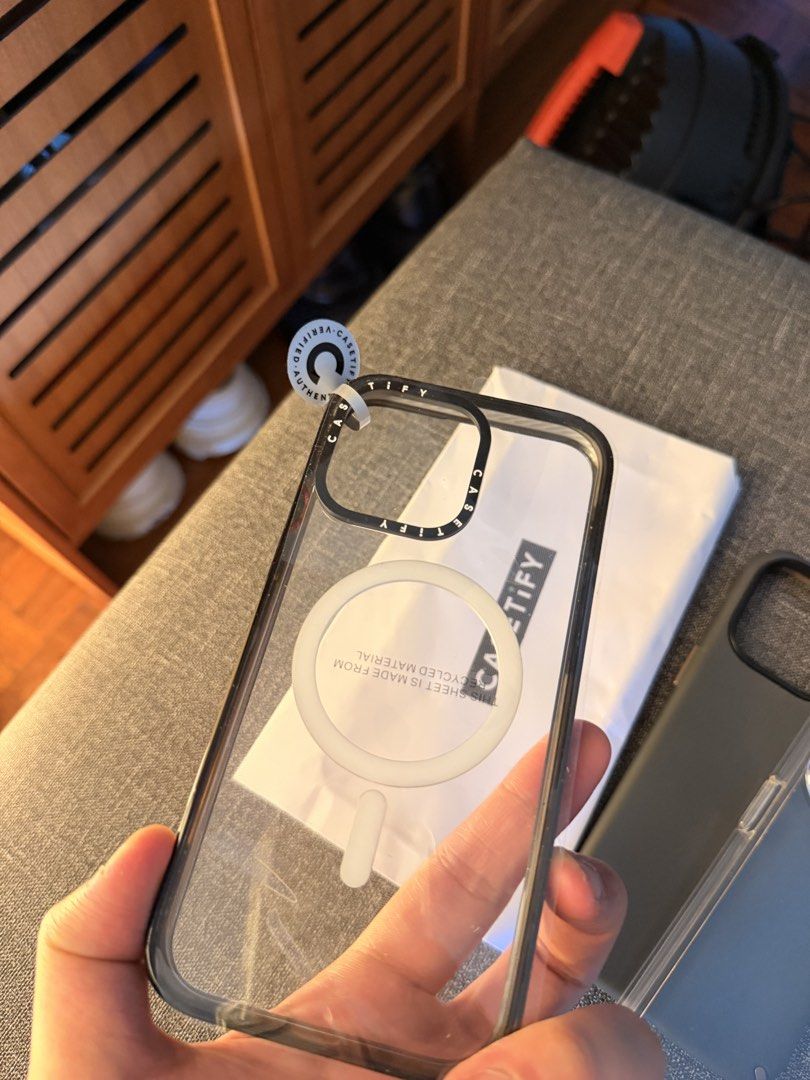 iphone 15 Pro max CASETIFY AND SPECK CASE (Category: Cases & Sleeves) located in Quezon City. Submitted by legitormoneyback (Listing ID 1463160052, Image 1). Description: BNEE CASETIFY 2.5k bought at 3.9k SPECK 500 each lightly used no issues- all authentic rfs: UPGRADED PHONE.