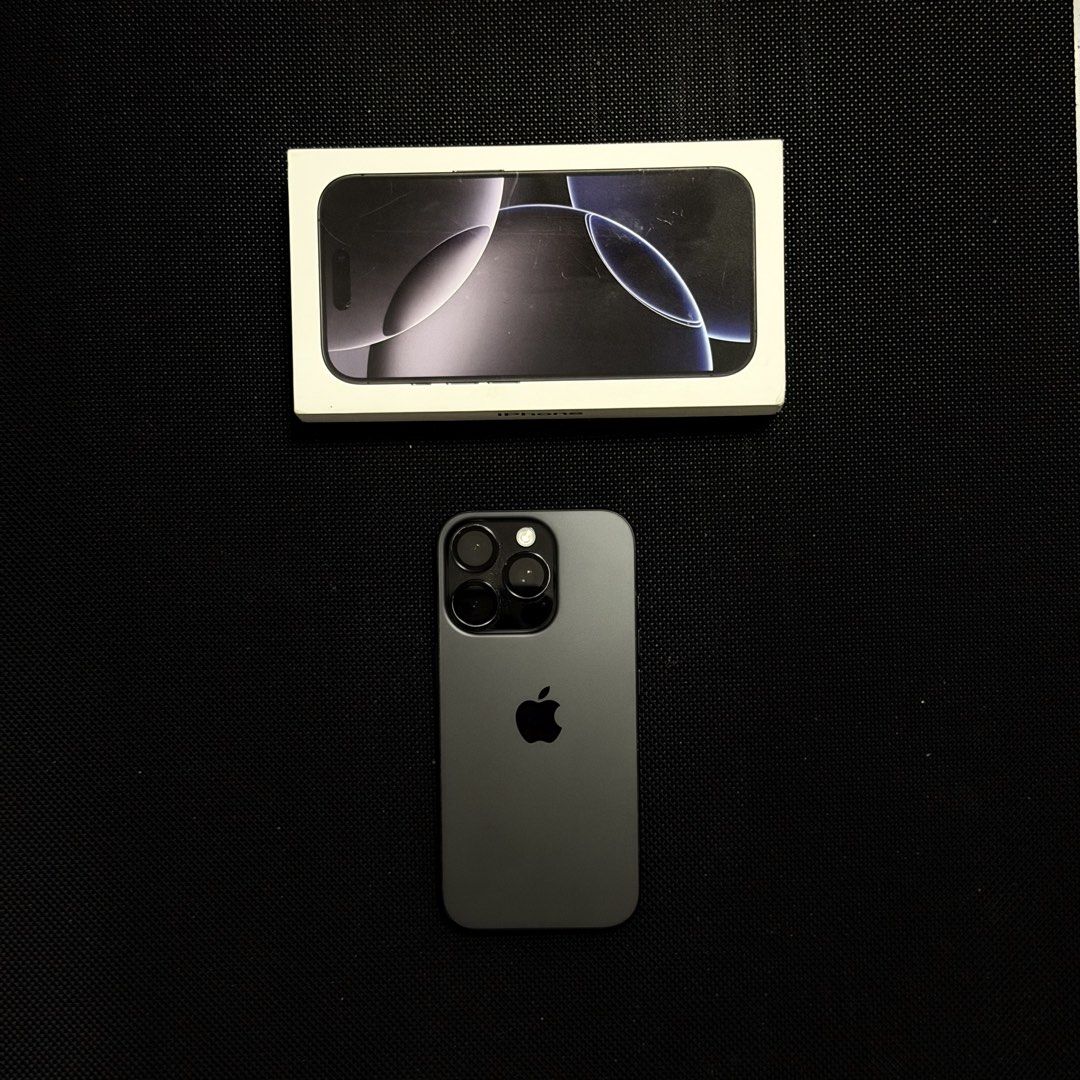 Iphone 16 pro 1tb & Iphone 17 pro 1tb (Used) (Category: iPhone 17 Series) located in Manila. Submitted by designerarchives.ph (Listing ID 1460968475, Image 1). Description: 17 pro (1tb) eSim — silver — SOLD 16 pro (1tb) dual sim — black — ₱59k slightly nego if sure buyer :-) for the 16 pro, I can include my Rhode Phone case! Brown & Gray These are my personal phones. Both with box! .