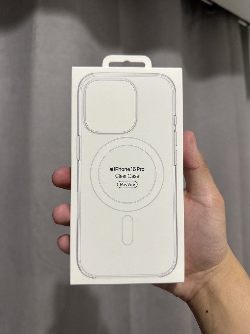 Iphone 16 Pro Clear Case (Category: Cases & Sleeves) located in Mandaluyong City. Submitted by kier_ad (Listing ID 1463240732, Image 1). Description: Original from Apple Brand new still sealed Last price already Location: Mandaluyong.