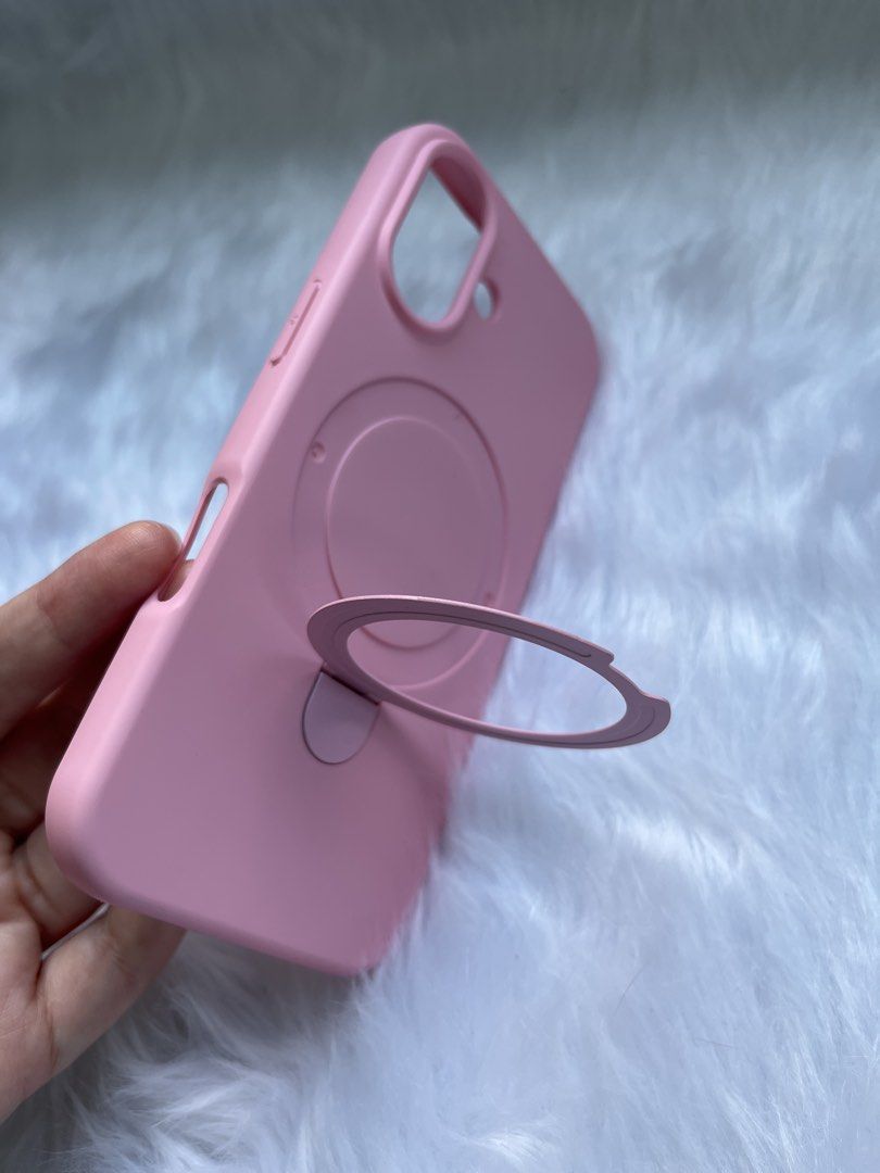 iphone 17 base pink phone case (Category: Cases & Sleeves) located in Quezon City. Submitted by airamxxxthings (Listing ID 1463160836, Image 2). Description: slightly nego.