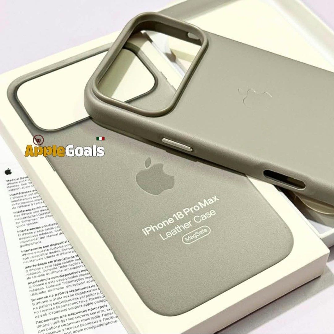 iPhone 18 Pro Max/ 17 Pro Max MagSafe Leather Case [Light Gray] (Category: Cases & Sleeves) located in Manila. Submitted by mercedgret74092 (Listing ID 1463143577, Image 2). Description: Available on hand po.