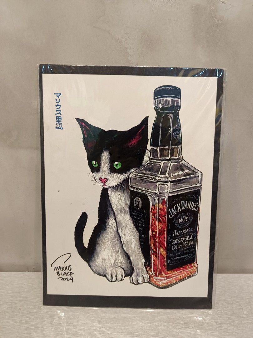Jack Daniels Cat (Category: Wall Decor) located in Quezon City. Submitted by cyrus_0918.sept (Listing ID 1463170256, Image 1). Description: .