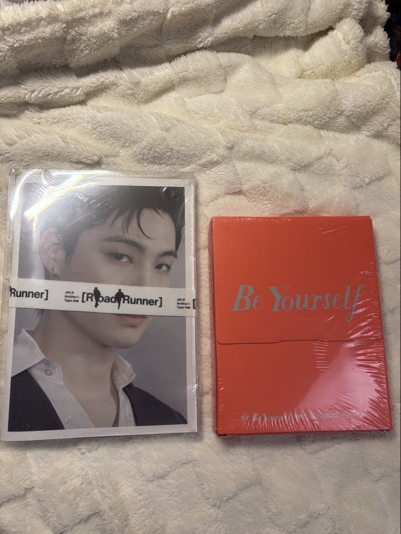Jay B GOT7 Be Yourself Road Runner Sealed album (Category: CDs & DVDs) located in Baliuag. Submitted by pauseller (Listing ID 1463128321, Image 1). Description: WTS/LFB 250php for both + sf(free pf) Jay B Be Yourself & Road Runner(w/ keychain) sealed album May dents or lukot sa outbox Can send more pics thru dm Gcash Lbc cop or j&t Baliwag, Bulacan.