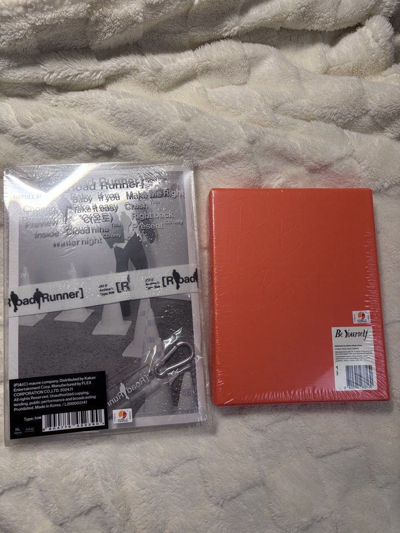 Jay B GOT7 Be Yourself Road Runner Sealed album (Category: CDs & DVDs) located in Baliuag. Submitted by pauseller (Listing ID 1463128321, Image 2). Description: WTS/LFB 250php for both + sf(free pf) Jay B Be Yourself & Road Runner(w/ keychain) sealed album May dents or lukot sa outbox Can send more pics thru dm Gcash Lbc cop or j&t Baliwag, Bulacan.
