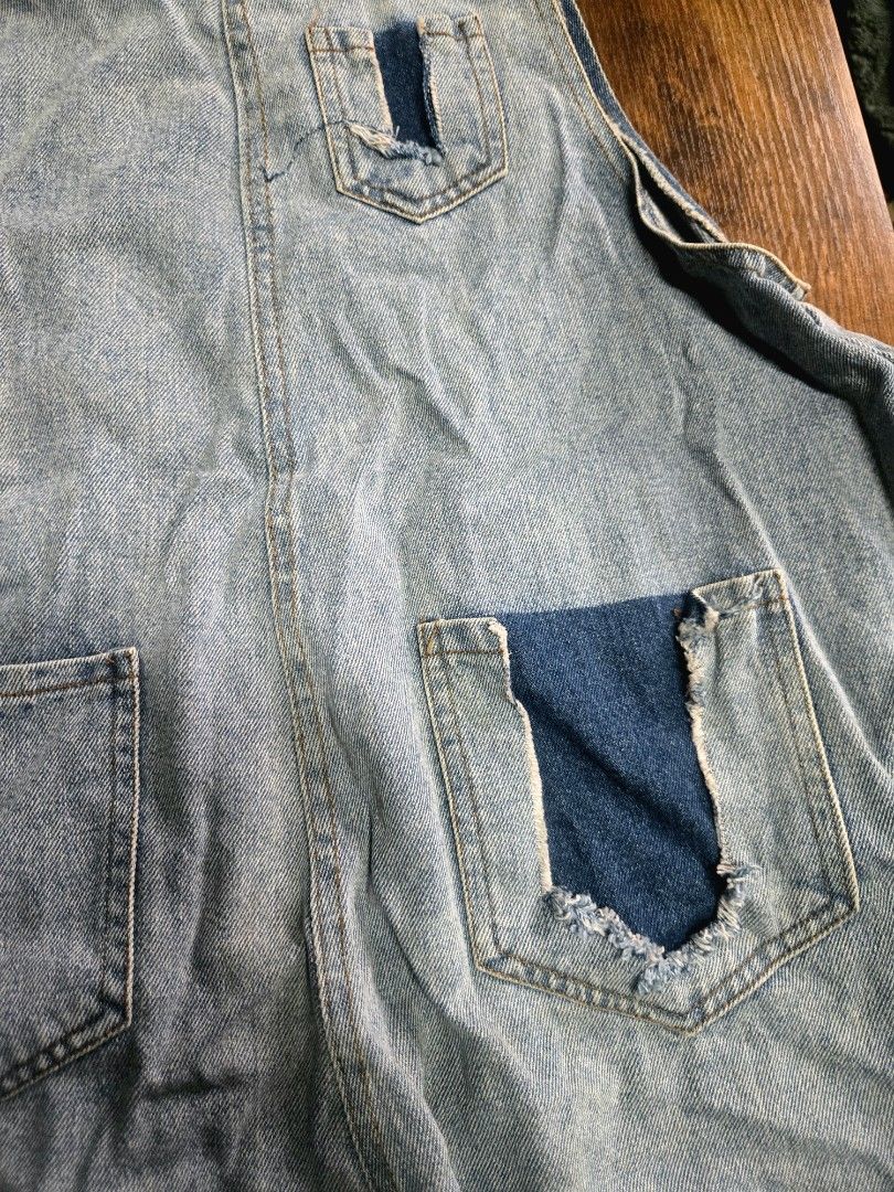 Jeans Overall (Category: Jeans) located in Manila. Submitted by oki.ukay (Listing ID 1463217874, Image 2). Description: best fit s-m dimensions are on the photo.