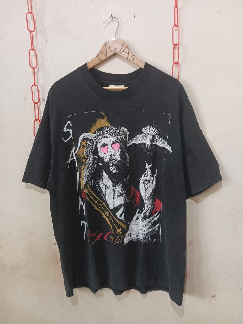 Jesus Tee (Category: Formal Shirts) located in Cebu City. Submitted by nooffense (Listing ID 1463224565, Image 1). Description: Saint Jeses Tee Winter Land on tag Size:Large(24x30) Issue: Crackprints Price:500+sf Pm for more details Cebu City 📍.