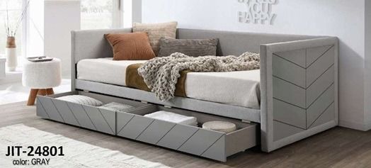 JIT-24801 Gray Daybed Built-in Lower Storage Drawers (Category: Sofas) located in Manila. Submitted by namirkahal (Listing ID 1463181177, Image 1). Description: OFFICE FURNITURE | FAST PRODUCTION | SHORT LEAD TIME Upgrade your workspace with quality office furniture — available for bulk orders, supply, and installation. PRODUCTS AVAILABLE: • Office Partition • Linear Workstations • Office Tables • Office Chairs • Reception Desks • Foldable Traini