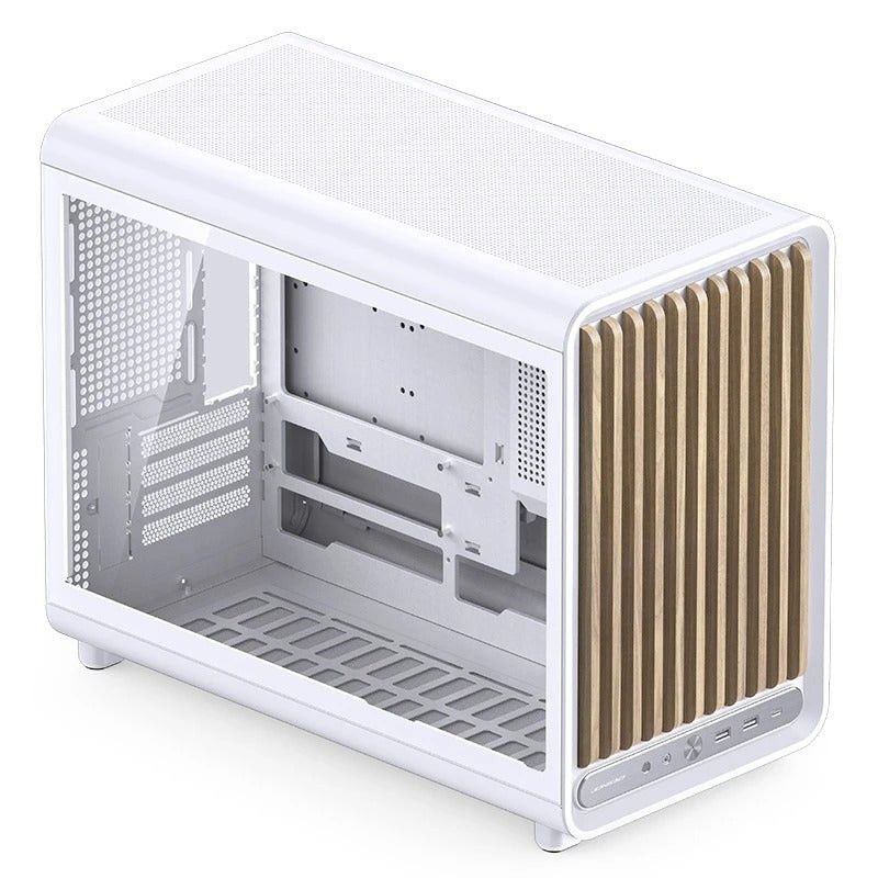 Jonsbo D33 Wood M-ATX Computer Case (Category: Desktops) located in Caloocan City. Submitted by nuggers (Listing ID 1463131503, Image 2). Description: - Limited Edition Wood Color - White Wood Jonsbo D33 PC Case - Unique wood grain front panel - Tempered glass side panel.