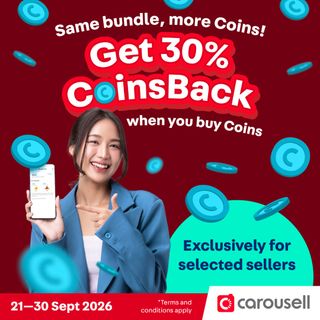 (Category: ) located in . Submitted by carousell_promote (Listing ID 1462537469, Image 1). Description: .